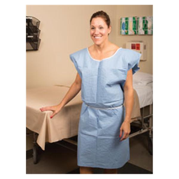 Gown Exam 30 in x 42 in Blue 50/Ca